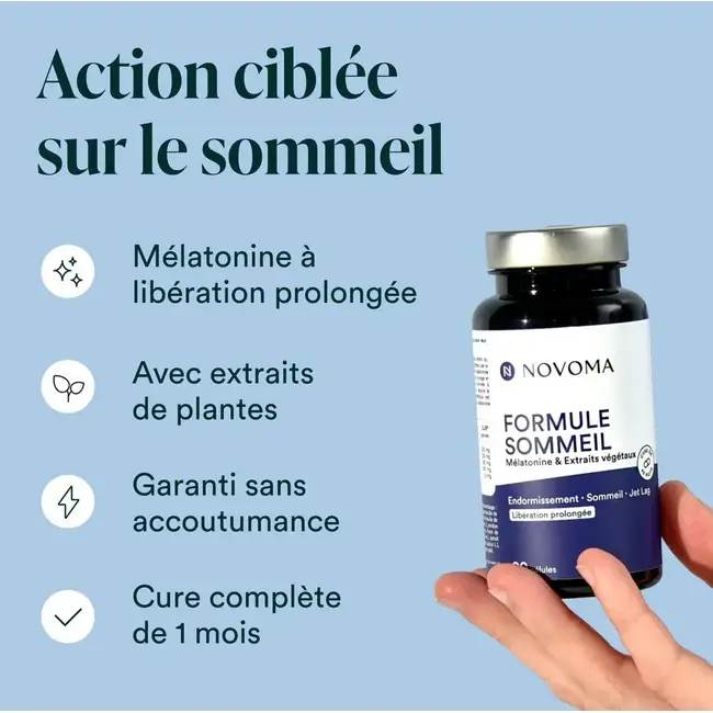 Action ciblée sur le sommeil avec la formule sommeil