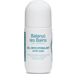Gel Cryo Stimulant Roll-on Balaruc-les-Bains : la fraîcheur qui détend, le massage qui répare.