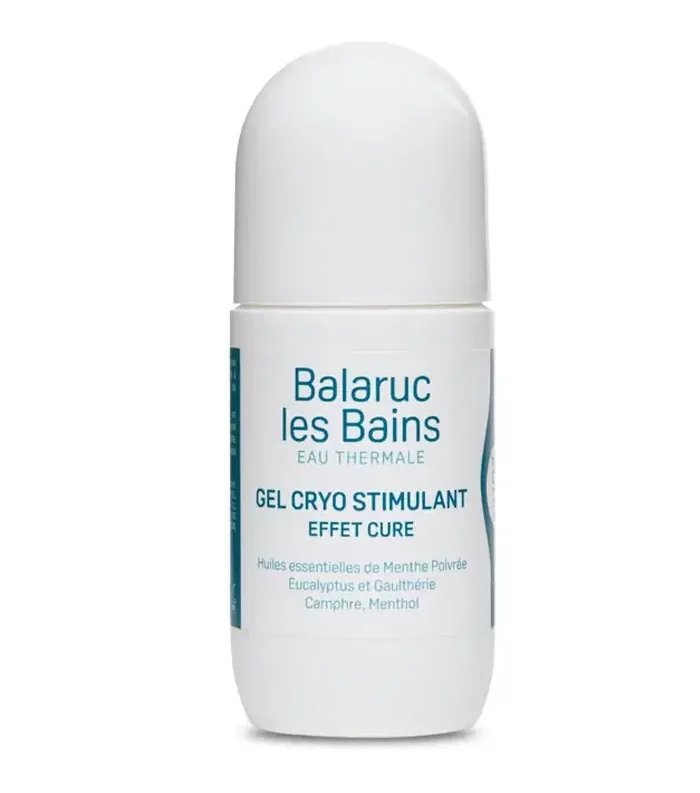 Gel Cryo Stimulant Roll-on Balaruc-les-Bains : la fraîcheur qui détend, le massage qui répare.