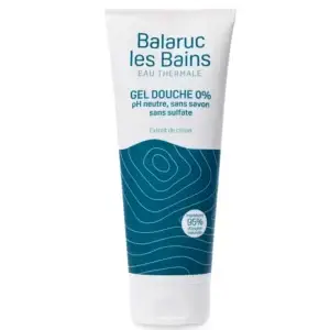 Gel Douche 0% Citron Meringué : le zeste de fraîcheur thermale pour une peau revitalisée et un esprit léger.