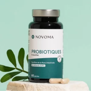 Probiotiques Novoma : le secret d'un microbiote équilibré, pour une vitalité retrouvée.