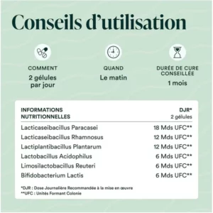 Conseils d'utilisations des probiotique de chez novoma