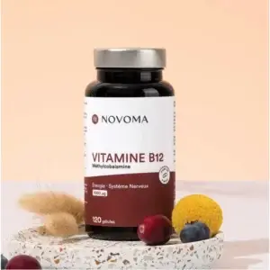 Vitamine B12 Novoma : l'énergie pure, au cœur de votre vitalité quotidienne.