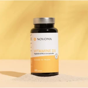 Vitamine D3 Novoma : le soleil en gélule, pour une vitalité rayonnante toute l'année.