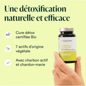 Formule Détox Bio Novoma naturelle et efficace
