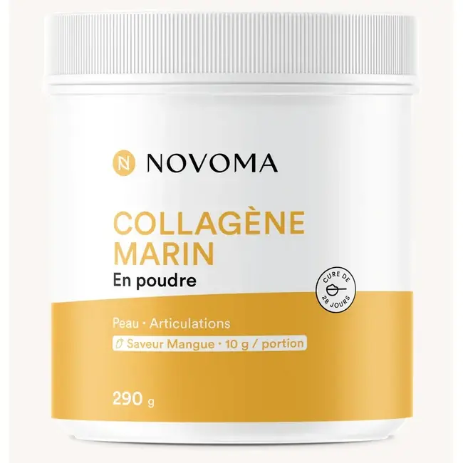 Collagène marin novoma gout mangue disponible à la naturothèque
