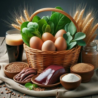 Les oeufs sont pleins de vitamines B bon pour le corps.
