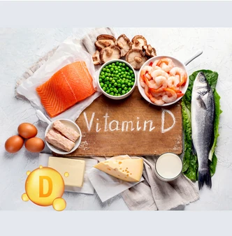 Poisson, saumon, oeuf bon corps, ils contiennent beaucoup de vitamine D