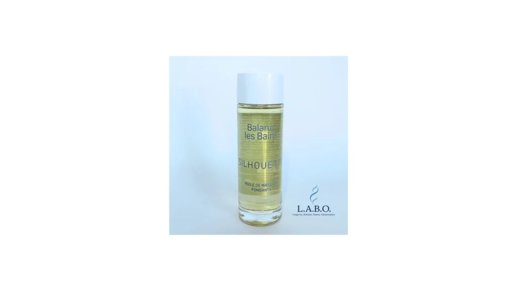 Huile de massage fondante - silhouette disponible sur labostore.fr et à la naturotheque à la tour de salvagny