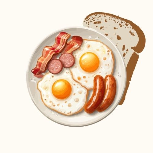 Oeufs bacon